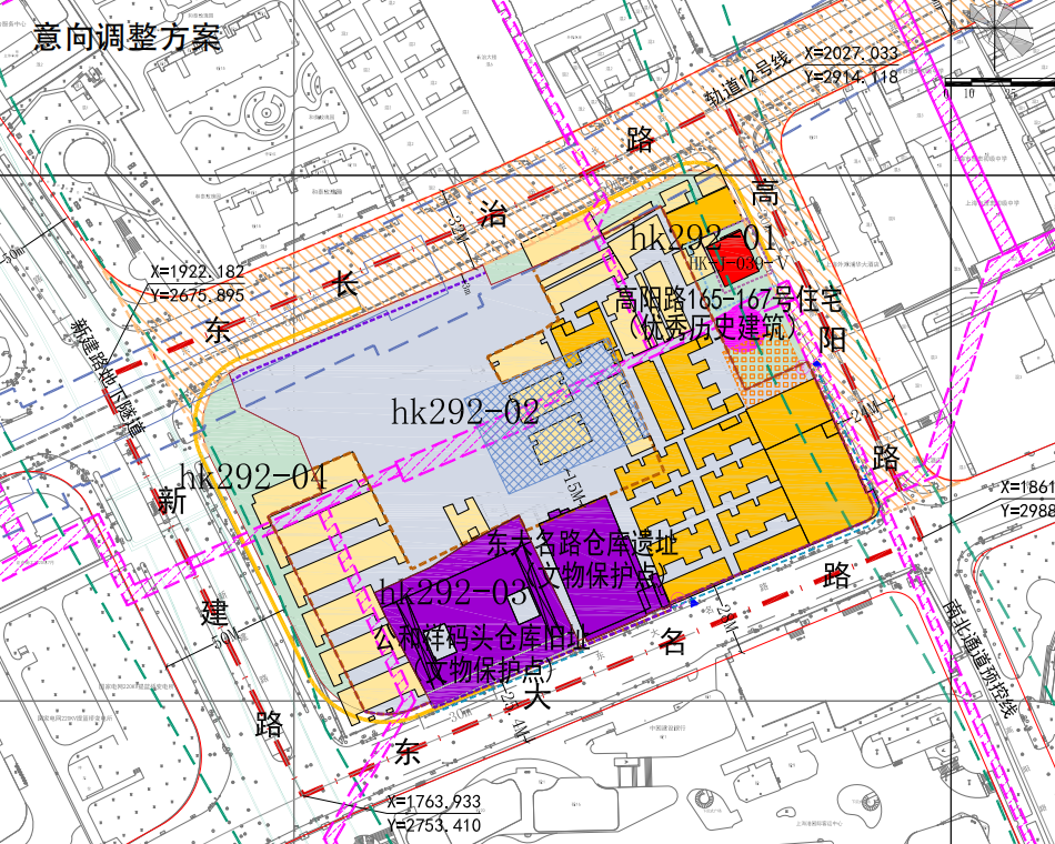 北外滩华贸地块塔楼范围、建筑高度、容积率调整